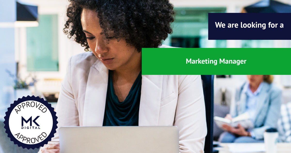job opening for a marketing manager