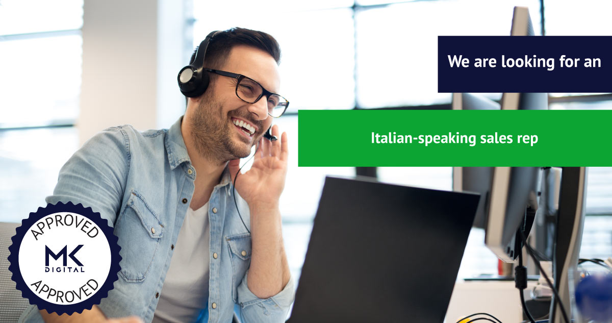 Italian-speaking sales rep