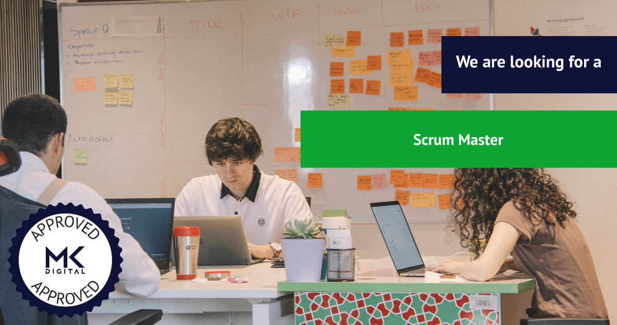 Job opening for a scrum master